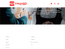 Tablet Screenshot of integragotebusca.com